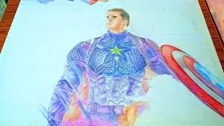 Drawing Captain America Steve Rogers drawing Sumit Kumar Arts Sumit Art Channel