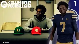 From High School to the NFL! CFB 26 Road To Glory QB Ep. #1