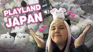 Rotating UFO catchers and ping dropper fun at Playland Japan arcade!