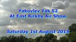 Yakovlev Yak 52 At East Kirkby Air Show