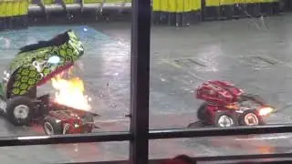KRAKEN vs TAZBOT FULL BATTLE - BATTLEBOTS DESTRUCTATHON LAS VEGAS