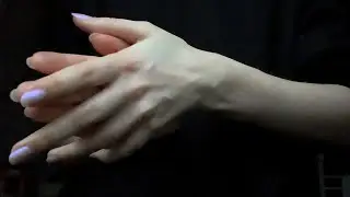 [ASMR] Applying hand cream & doing hand movements while it's raining outside (no talking)