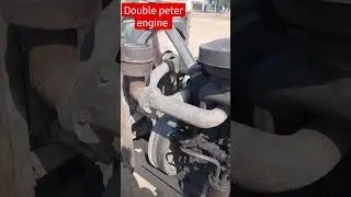 DOUBLE PETER START AFTER SERVICE 🔥 #youtubeshorts #shortvideo #engine #mechanic