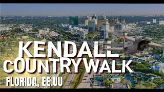 VISTA🚁 de KENDALL, FLORIDA🥵 la EXPLOSION💥 de ENERGIA🔥 en el CIELO | COUNTRY WALK | DESDE otro ANGULO