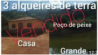 Três alqueires de terra a um quilômetro da  br.(A VENDA)
