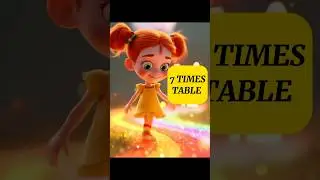 Seven Times Table Song For Kids | Nina Math Songs #timestableforkids #timestable #timestablesong