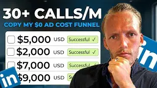 How to Book 30+ Calls Per Month With My Linkedin Funnel($0 Ads) - STEP BY STEP