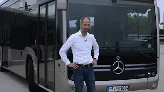 New Mercedes eCitaro articulated bus   Walkaround Review
