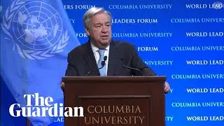 UN calls on humanity to end &lsquo;war on nature&rsquo;