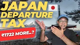 Japan Departure Tax TRIPLED (2026): Now ₹1722! Is Travel Too Pricey?