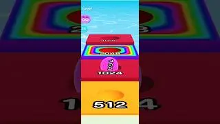 2048 | 2048 | Ball Run 2048 Level1000 Crossed (Ball Run 2048 Max Level) #cutiepie22yt #devagamezone