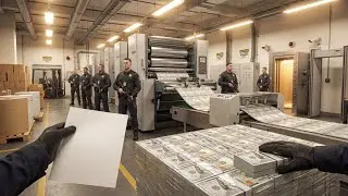 Inside the Money Printing Factory: From Paper to $100 Billion (Full Process)