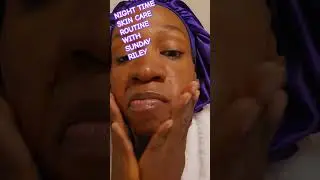 NIGHT TIME SKIN CARE ROUTINE WITH SUNDAY RILEY VITAMIN C MOISTURUZER!!!! #sundayriley #vitamins