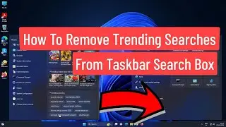 How To Remove Trending Searches From Taskbar Search Box In Windows 11/10
