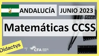 🚀MATEMÁTICAS CCSS JUNIO 2023 ▶️ ANDALUCÍA ✔️Examen Selectividad PEvAU