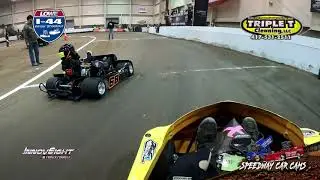 #27 Oakley Fuller -Rookie Flat Kart- 1-10-2020 I-44 Winter Shootout- In Car Camera