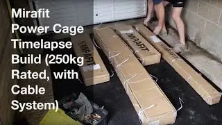 Mirafit Power Cage Timelapse Build 250kg Rated, with Cable System