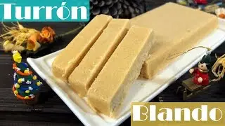 TURRÓN BLANDO o DE JIJONA.😍😋 Como hacer turrón en casa. Receta fácil # 328