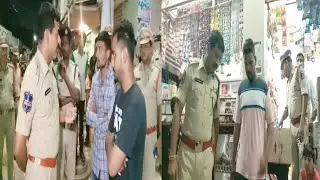 #Cordon & Search Operation#Hassan Nagar Indira Nagar#Baba Nagar Rajendranagar Police Station Limit's