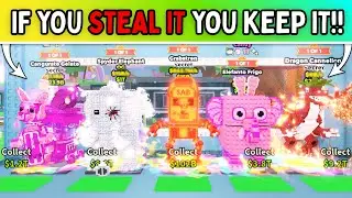 I LET EVERYONE STEAL MY BRAINROTS!! *INSANE!!!* Steal a Brainrot ROBLOX!