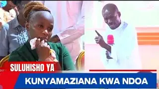 NJIA Ya KUSULUHISHA KUNYAMAZIANA Kwa NDOA || Ev EZEKIEL 