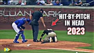 MLB | hit-by-pitch in HEAD|  Full Compilation