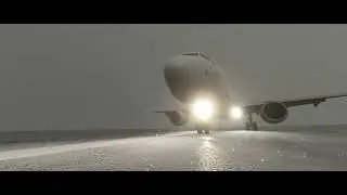 LANDING FENIX A320 LEMD VERY BAD WEATHER WIND TOBII EYE TRACKER 5 GSX SLC F2CREW