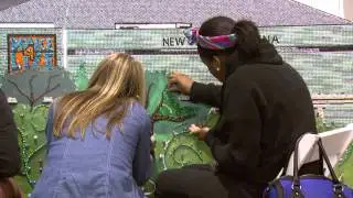 Mardi Gras Bead Mosaic pkg