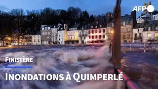 Bretagne: trois d&eacute;partements en vigilance orange crues | AFP