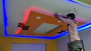 ጅብሰም ኮርኒስ እና ግርግዳ ለማሰራት በካሬ | Gypsum Ceiling design
