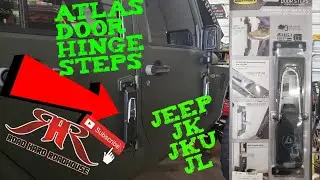 SMITTYBILT ATLAS SIDE STEPS JEEP WRANGLER JK, JKU, JL,JLU, ETC @RoadHardRoadhouse