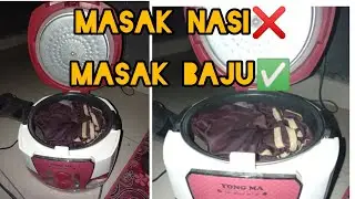 Masak Nasi❌ Keringkan Baju dengan Magic Com✅😂😂