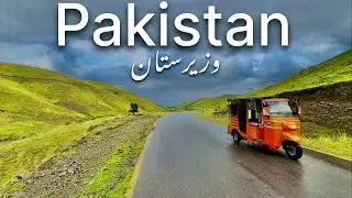 Beautiful Rain 4K Walking Tour In  Waziristan 🇵🇰Pakistan. 4K HDR