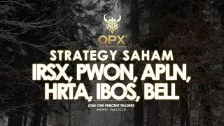 STRATEGY SAHAM IRSX PWON APLN HRTA IBOS BELL