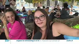 Accampati da giorni per il concerto di Justin Bieber