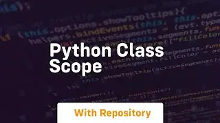 python class scope