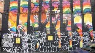 Large Graffiti Piece (Boris Gif-Iti) By Insa In The Whitechapel High Street Car Park.Taken 11/09/23