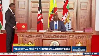 Presidential Assent of Three National Assembly Bills