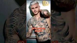 Top 10 Most Tattooed Footballers in the World in 2023🔥🔥#shorts #youtubeshorts