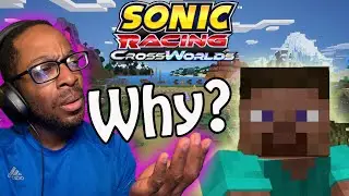 Трасса Minecraft DLC становится ТРОПНОЙ в Sonic Racing CrossWorlds