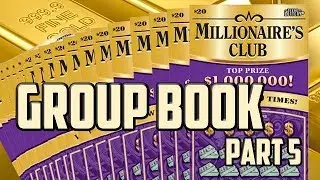 FULL PACK!! 25X $20 Millionaire's Club Part 5 Texas Lottery Scratch Off Tickets