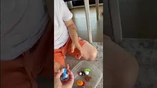 Crazy Arts & Crafts PART II: Review of toys made of soft modeling clay #DIYFigurines  #kinderjoy
