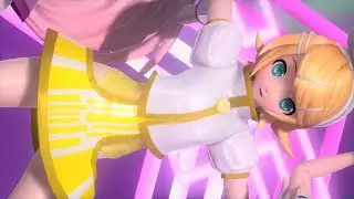 リンリン★ナイトフィーバー_rin(サイバーネイション)-別カメラ-【Project Diva MegaMix+】#鏡音リン #Kagmine_Rin #vocaloid #projectdiva