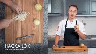 Knivskola – Hacka lök som Kocklandslaget