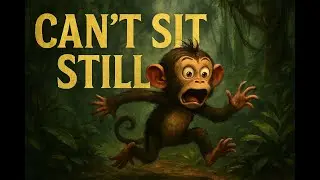 The Monkey Who Can&rsquo;t Sit Still 🐒 | Funny Monkey Song for Kids & Preschoolers