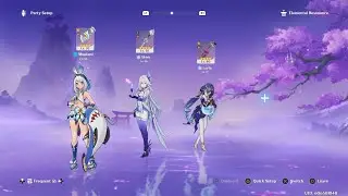Genshin Impact Combat Demo (𝐖𝐨𝐫𝐥𝐝 𝐋𝐯𝐥 𝟓, 𝐀𝐑 𝟒𝟓): Mualani + Skirk + Layla