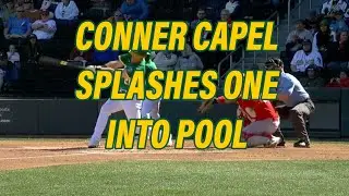 Conner Capel splashes solo shot into pool in Vegas | 3/4/23