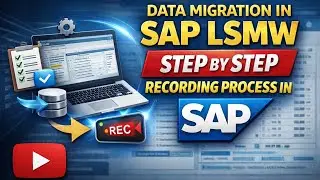 SAP LSMW step by step.Data Migration tool Recording to Process all steps of LSMW