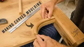 Challenging Myself On A Traditional Queen Bed Build (Part 2) / Curved Moulding