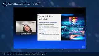 Q2B 2020 | Igniting the Quantum Ecosystem | Zaira Nazario | IBM